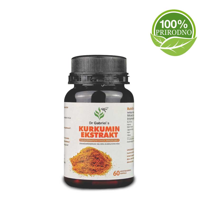 Dr Gabriels Kurkumin sa ekstraktom crnog bibera