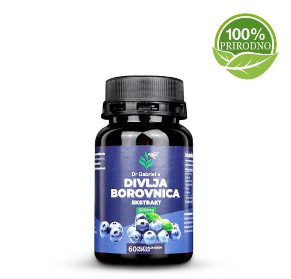 Dr Gabriels Divlja borovnica kapsule - Vegetarijanske kapsule