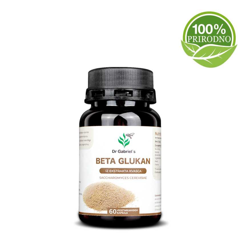 Dr Gabriels Beta Glukan vegetarijanske kapsule