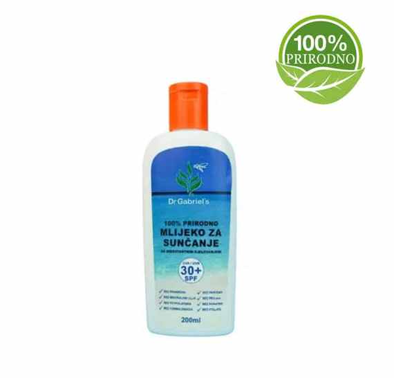 Dr Gabriels mlijeko za sunčanje faktor 30+