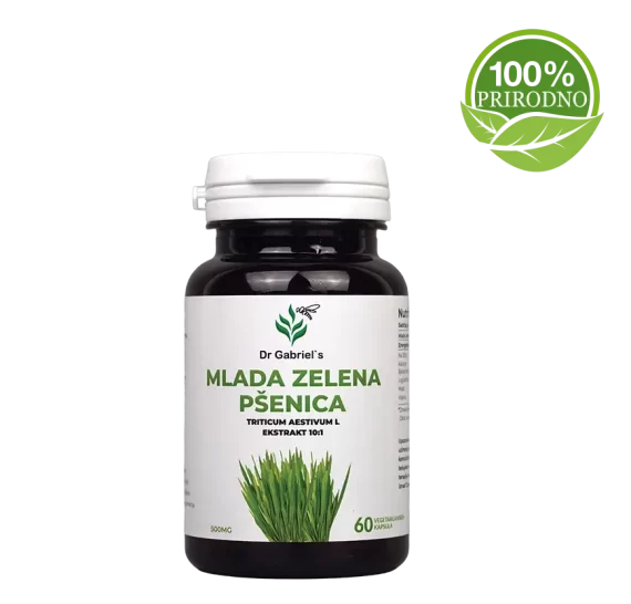 Dr Gabriels Zelena mlada pšenica kapsule