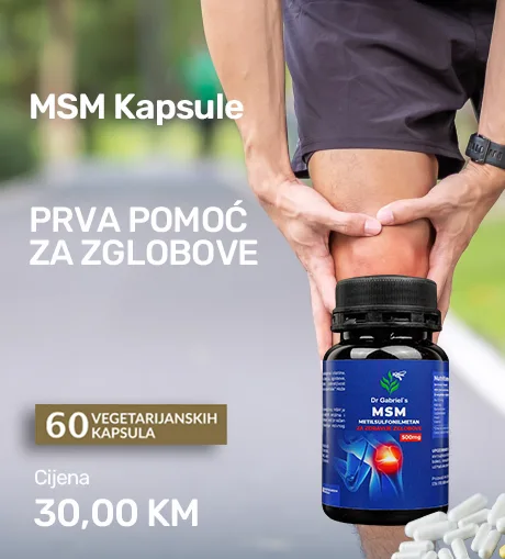 MSM kapsule - prva pomoć za zglobove