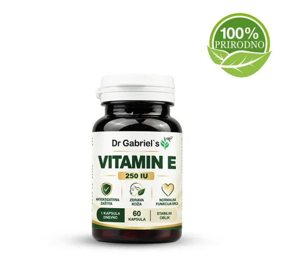 Dr Gabriels Vitamin E kapsule 250 IU